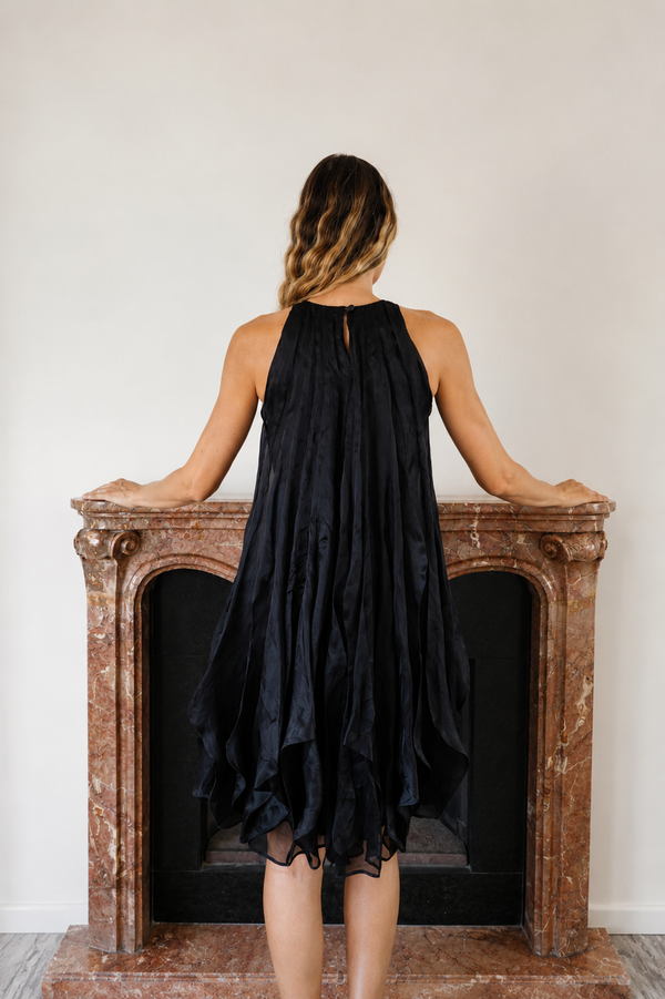 Maria Grachvogel Vintage Black Silk Dress