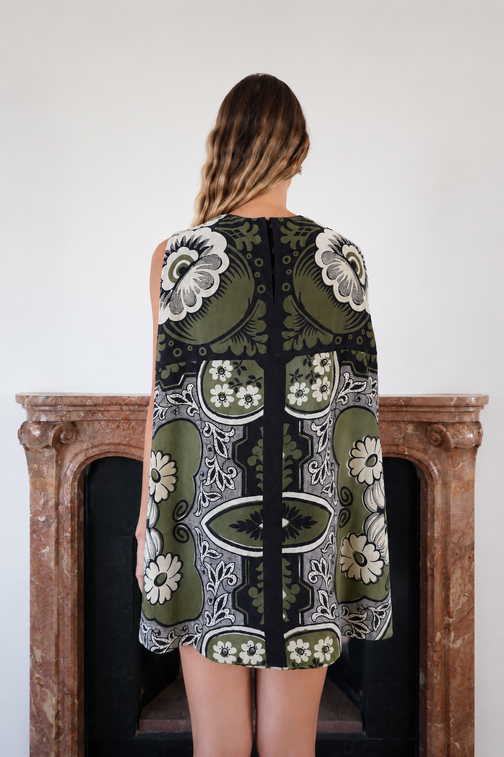 Valentino Mini Cape Dress