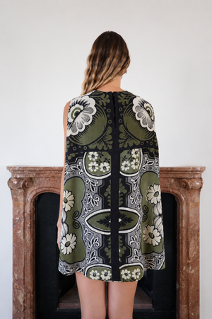 Valentino Mini Cape Dress