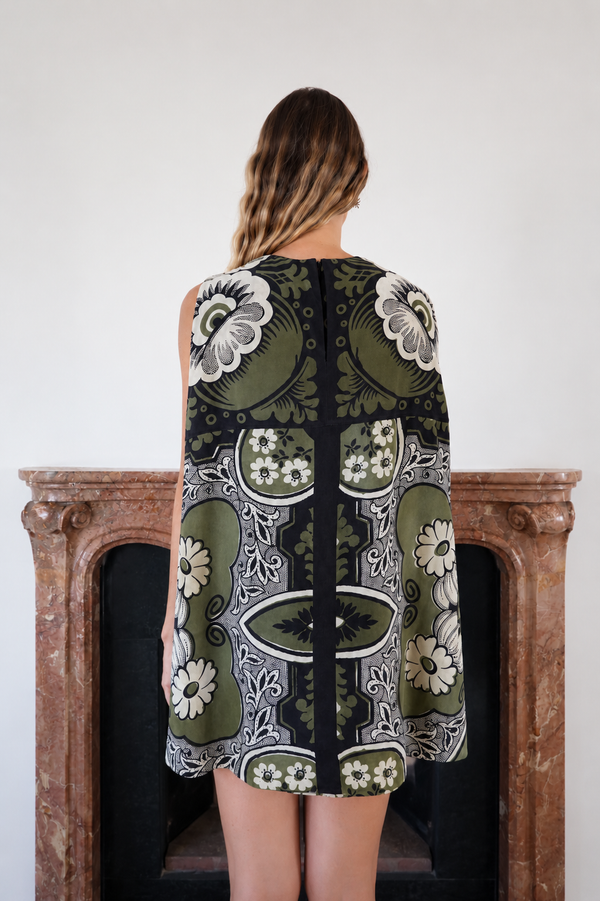 Valentino Mini Cape Dress