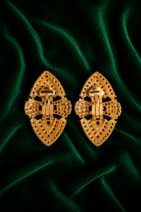 Zini Vintage Crystal Earrings