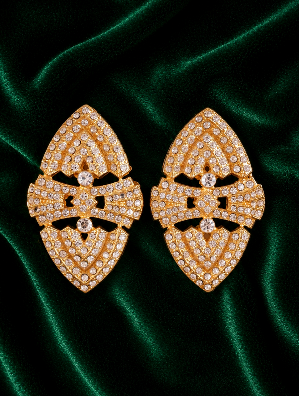 Zini Vintage Crystal Earrings