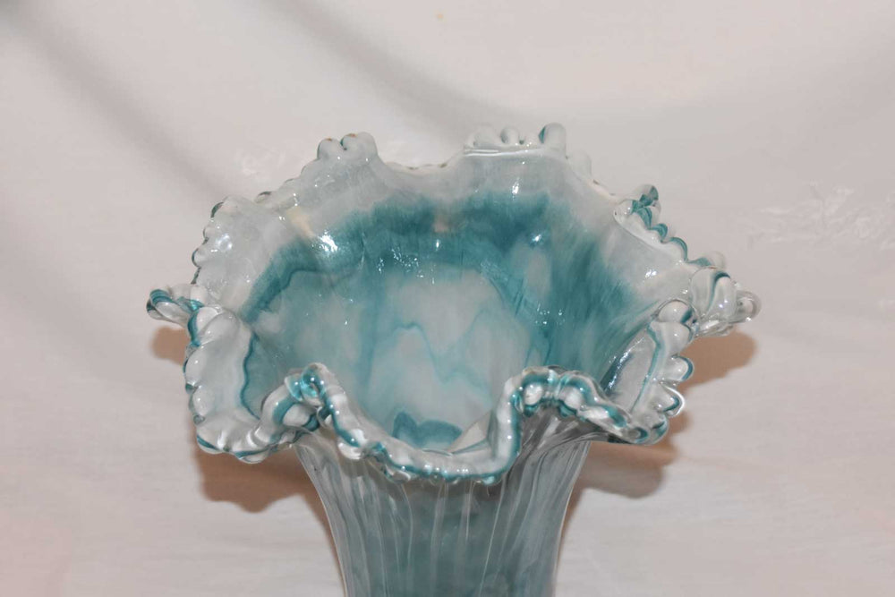 Murano Fazzoletto-Style Glass Vase