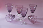 Load image into Gallery viewer, 70S STYLE PURPLE WINE GLASSES
