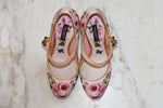 Load image into Gallery viewer, DOLCE&amp;GABBANA VALLY ROSE PUMPS
