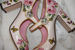 Load image into Gallery viewer, DOLCE&amp;GABBANA VALLY ROSE PUMPS
