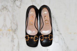 GUCCI HORSEBIT-EMBELLISHED PUMPS