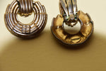 Load image into Gallery viewer, GIVENCHY ROUND GOLD PLATED EARRINGS

