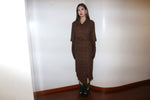 Load image into Gallery viewer, NANUSHKA LAIS PRINCE OF WALES CHECKED TWEED MIDI WRAP DRESS
