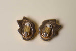 Load image into Gallery viewer, GIVENCHY GOLD PLATED VINTAGE EARRINGS
