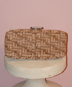 Beige Monogram Top Handle Bag