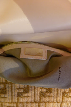 Beige Monogram Top Handle Bag