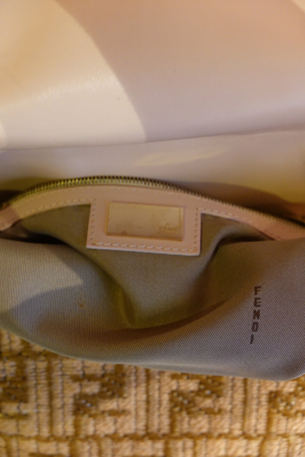 Beige Monogram Top Handle Bag