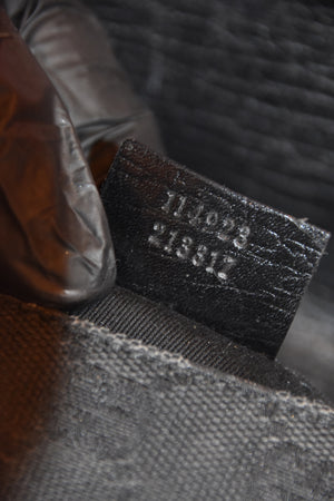 Black Monogram Horsebit Shoulder Bag