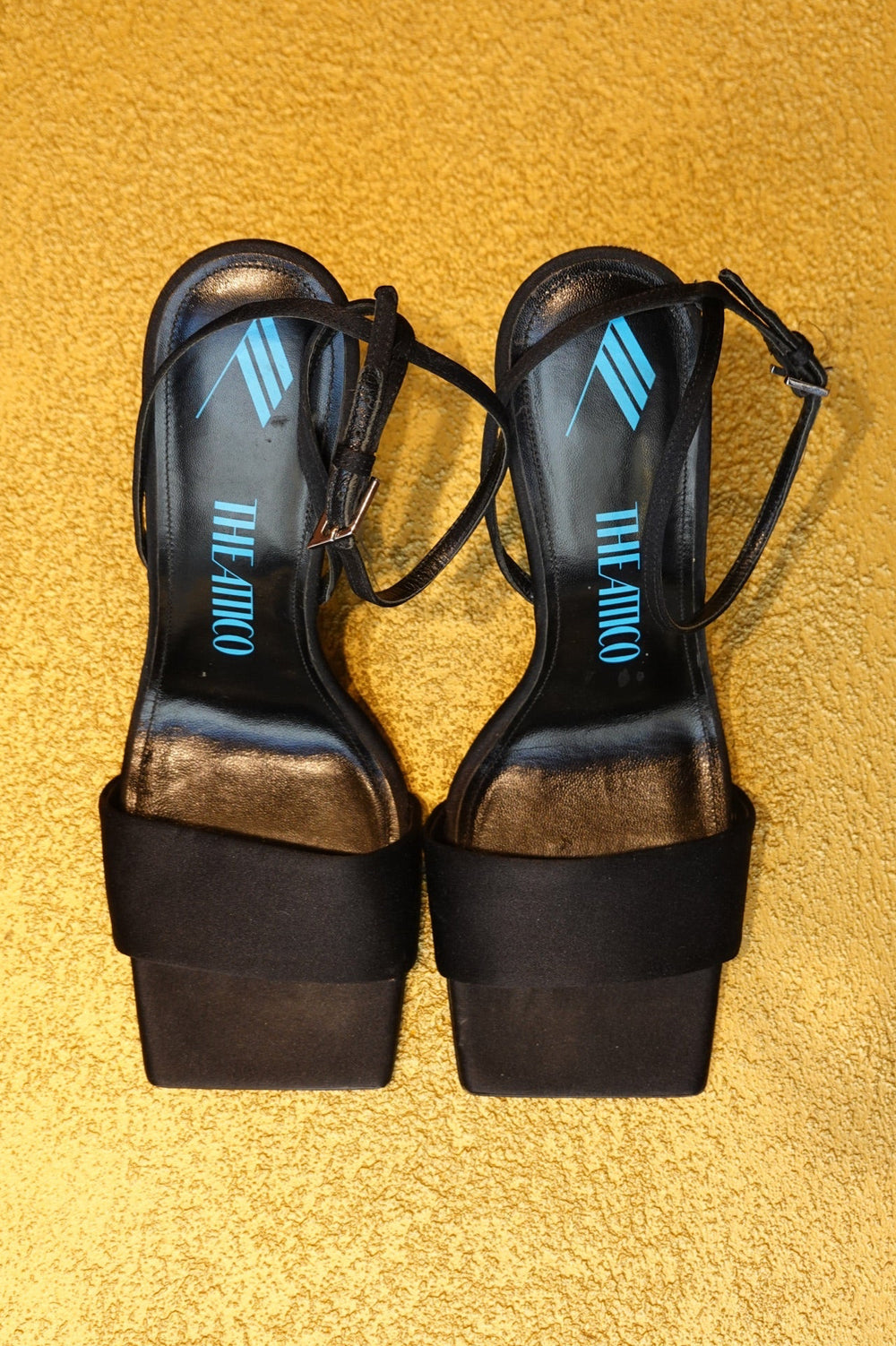 Black Strappy Heel Sandals