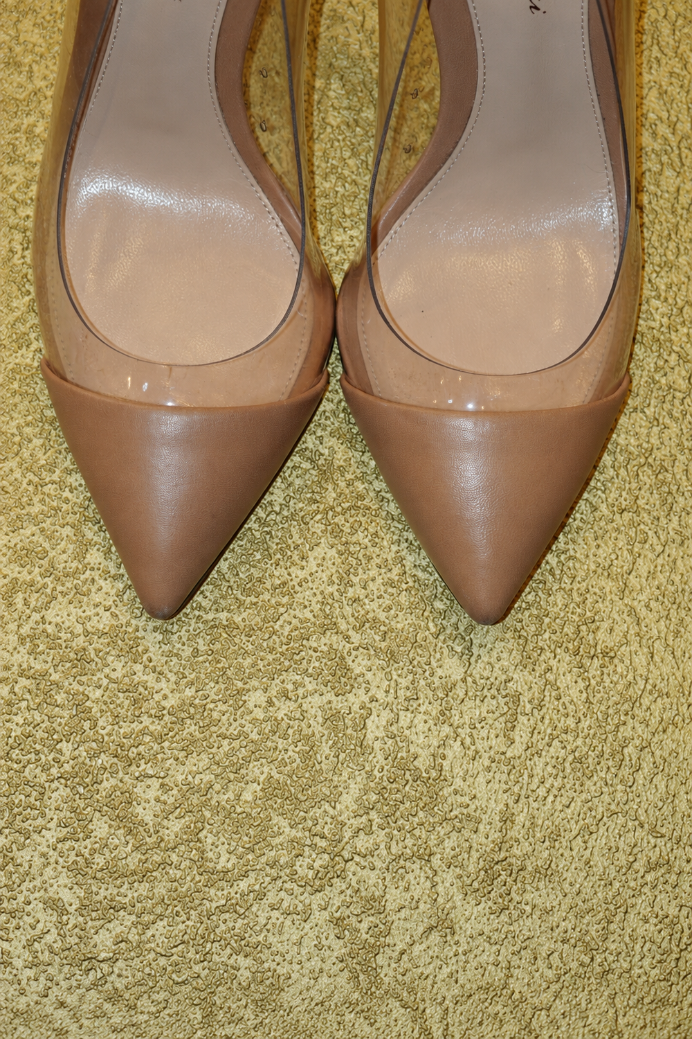 Gianvito Rossi nude transparent pumps - vertical photograph 6001