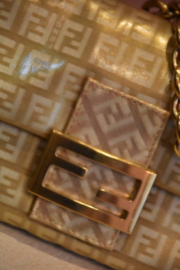 Gold Mini Monogram Bag