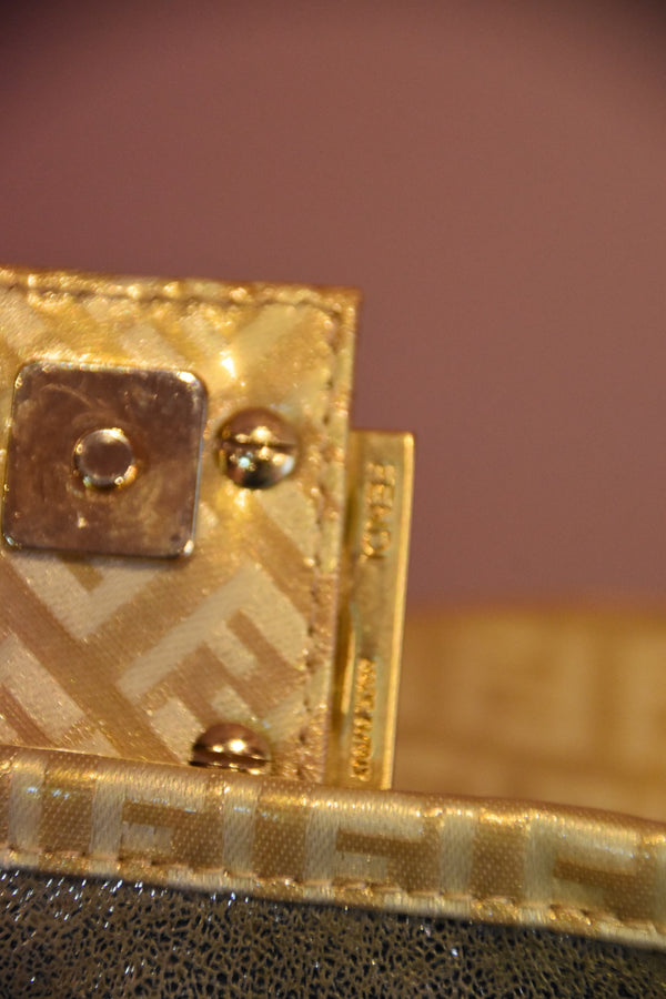 Gold Mini Monogram Bag
