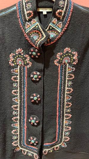 Kenzo jacket — original front embroidery detail