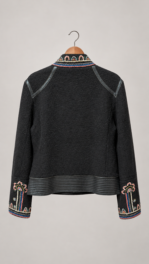 Kenzo vintage embroidered jacket — retouched hanger back