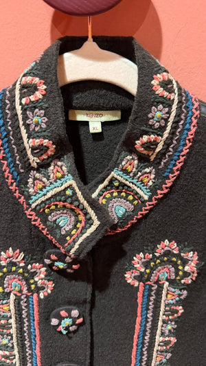 Kenzo jacket — original collar embroidery and XL label