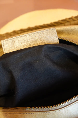 Metallic Grey Moto City Bag