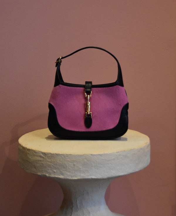 Pink Black Shoulder Bag
