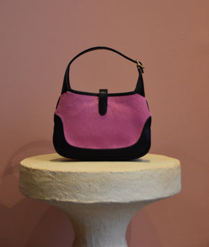Pink Black Shoulder Bag