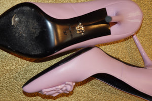 Versace pink Medusa pumps - Sole and heel detail