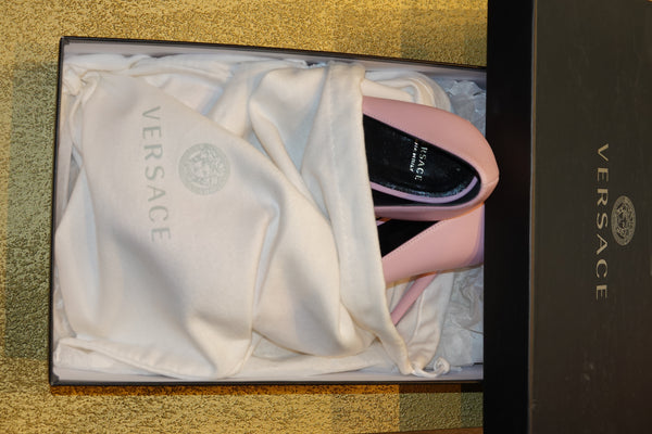 Versace pink Medusa pumps - Original Versace box and dust bag