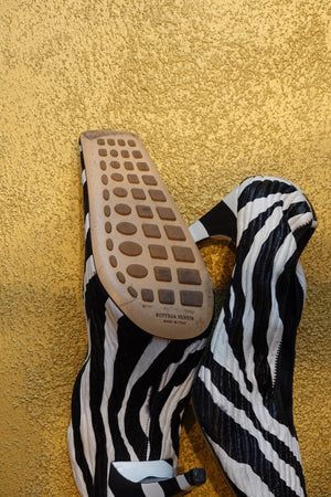Zebra Print Slingback Heels