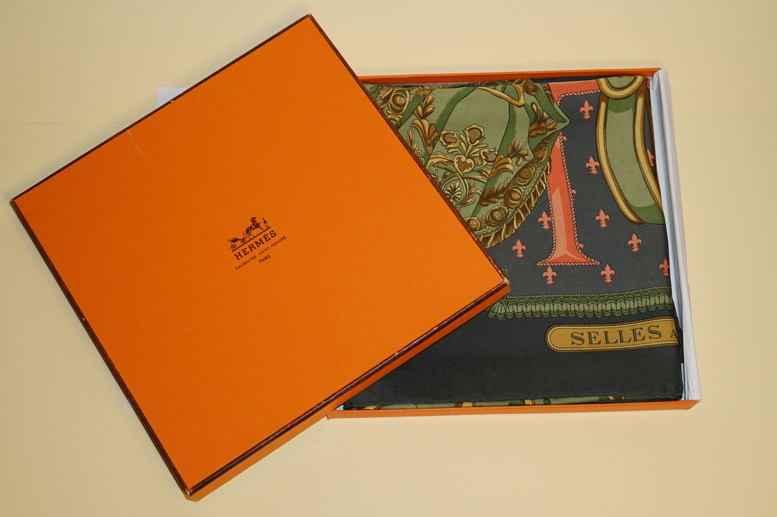 HERMES SILK SCARF