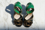 Load image into Gallery viewer, PRADA PATENT LEATHER SANDALS
