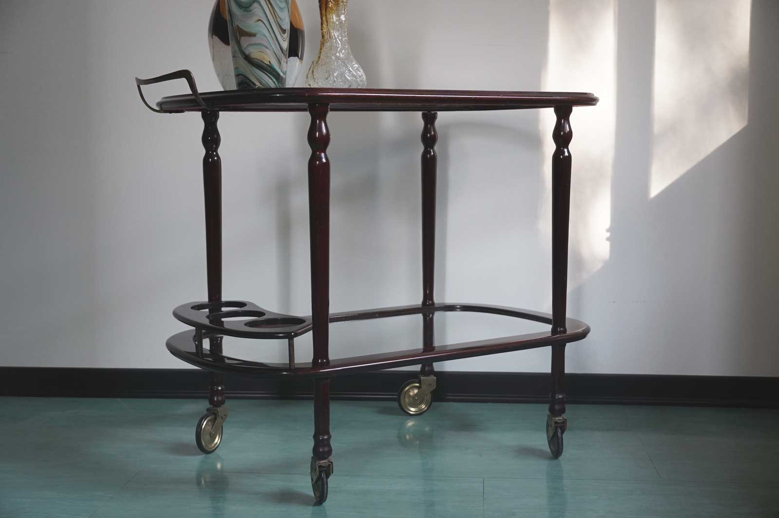 MID CENTURY SERVING TROLLEY