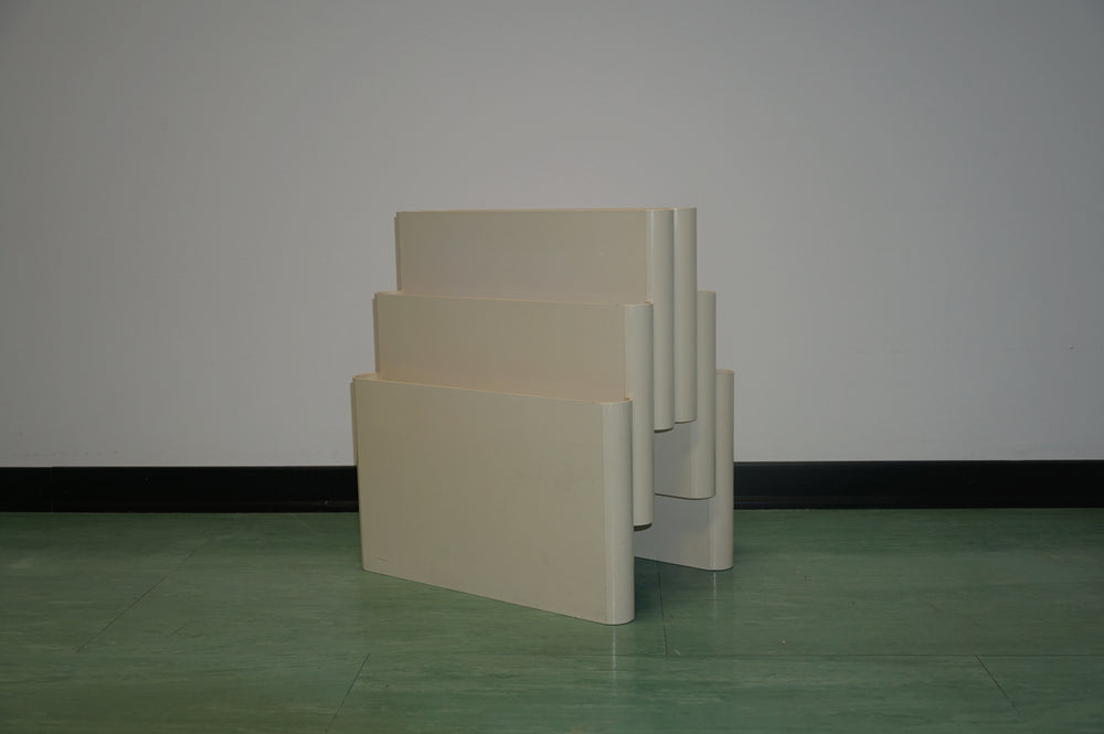 Kartell Vintage Giotto Stoppino Magazine Rack — 6 Pockets