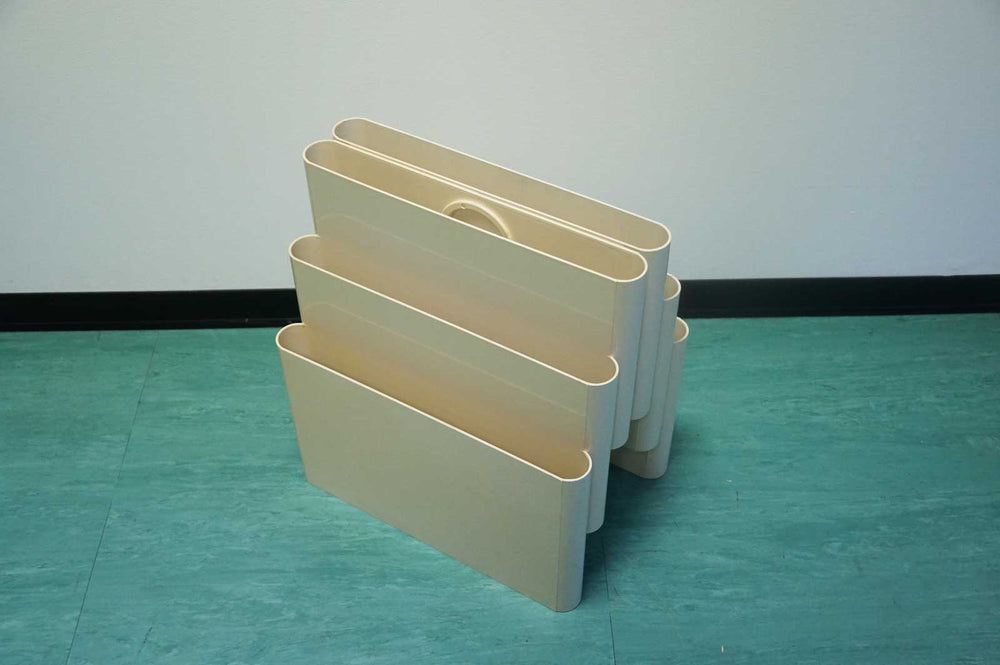 Kartell Vintage Giotto Stoppino Magazine Rack — 6 Pockets