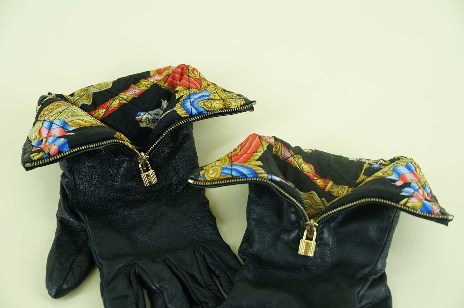 HERMES VINTAGE LEATHER GLOVES