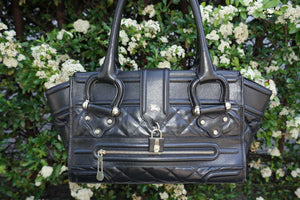 BURBERRY QUILTED LEATHER HANDBAG