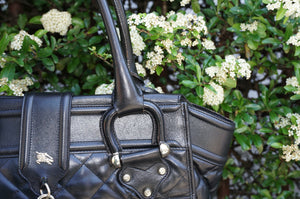 BURBERRY QUILTED LEATHER HANDBAG