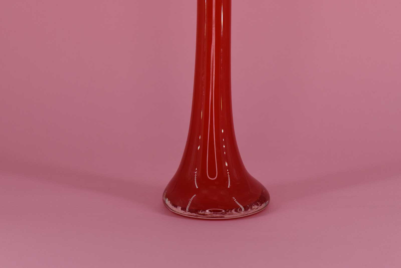 UNIQUE HANDMADE 1960'S GLASS VASE