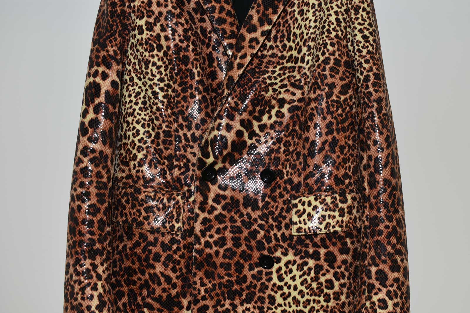 STAND STUDIO LEOPARD PRINT BLAZER