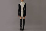 Load image into Gallery viewer, PACO RABANNE BLACK AND WHITE KNIT DRESS
