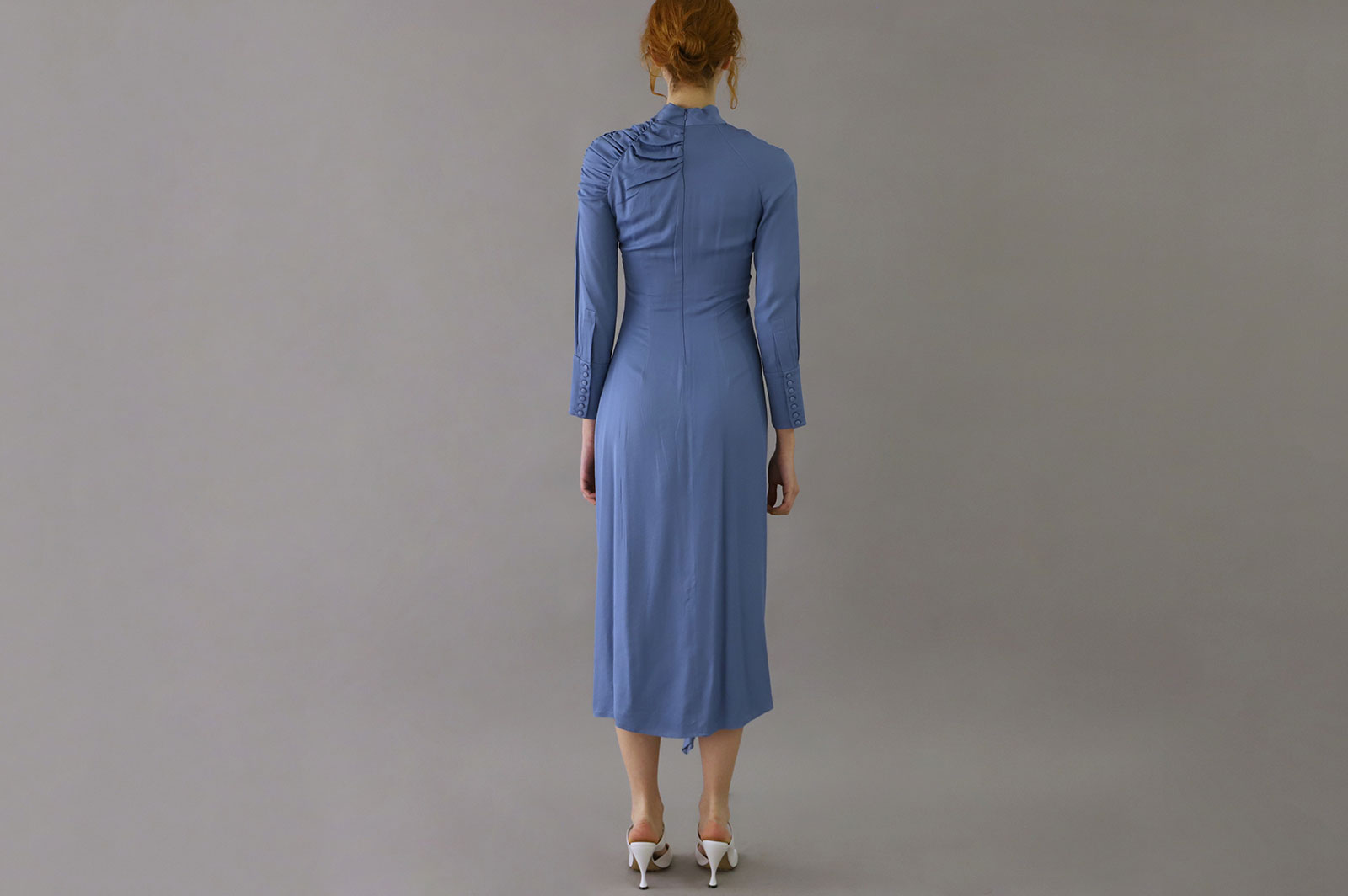 ANNA OCTOBER BLUE COCKTAIL DRESS