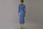 Load image into Gallery viewer, ANNA OCTOBER BLUE COCKTAIL DRESS

