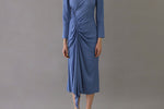 Load image into Gallery viewer, ANNA OCTOBER BLUE COCKTAIL DRESS
