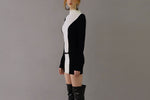 Load image into Gallery viewer, PACO RABANNE BLACK AND WHITE KNIT DRESS
